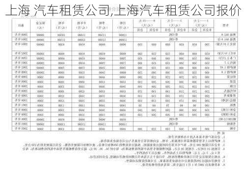 上海租赁公司租车价格的探索与奇妙之旅